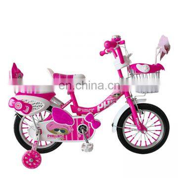 12 14 16 Girl Pink Cute Bikes With Steel Basket/Back Big Seat One Frame Painted Bikes for Girls Gifts/children Bicycle Girl Bike photo-2