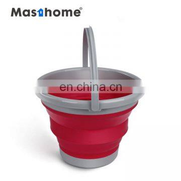 Masthome high quality collapsible plastic  circular manufacture portable bucket