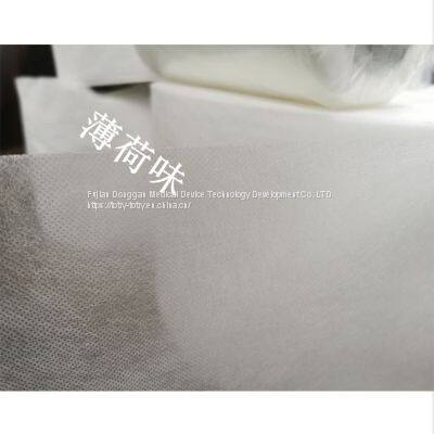 Factory Mass Production of Cool Mint Non-woven Fabric Secondary Processing and From photo-3