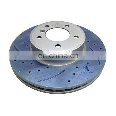 BMTSR Car front left Brake disc for E60 E61 3411 6864 906 34116864906