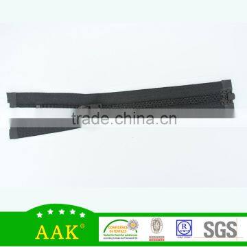 3# nylon open end zipper pin lock slider with delrin material stopper