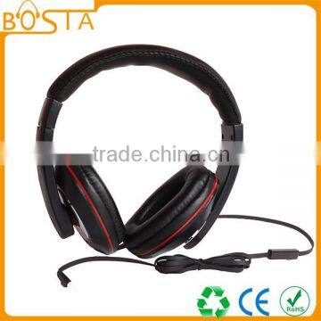 Best stylish hot selling wholesale black rubber finish headphone for music