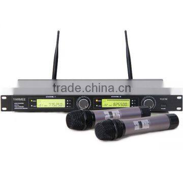 2 channel UHF home microphones wireless microphone system price YU21-YARMEE