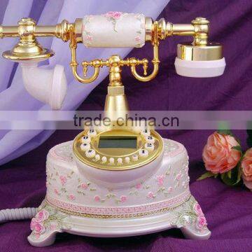 guest room art antique telephone