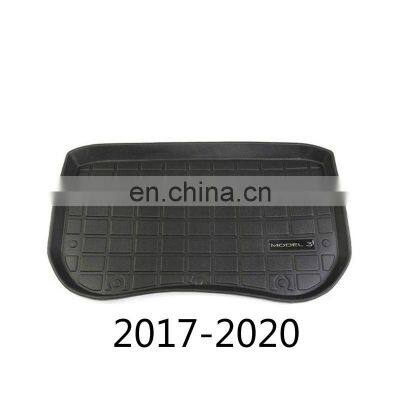 Trunk Front and Cargo Durable Mat Car Accessorie for Tesla Model 3 Black Thermoplastic Elastomer Modification Pad Auto Accessori photo-3