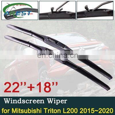 Car Wiper Blade for Mitsubishi L200 Triton Strada Strakar Barbarian Fiat Fullback RAM 1200 Windshield Brushes Car Accessories