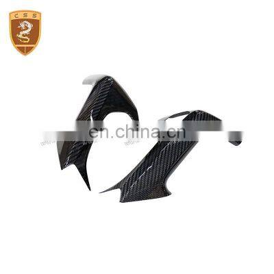 Automotive interior Carbon Fiber Inner Door Handle Fit For Lambor Huracan LP610 Inner Door Handle Cover