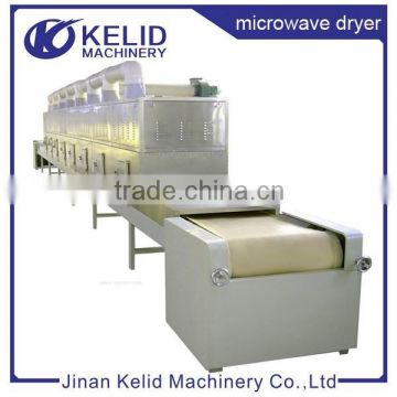 High efficient continuous microwave dryer