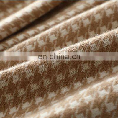 Women New Fashion Thick Plaid Cashmere Knit Lounge Pants With Drawstring photo-5