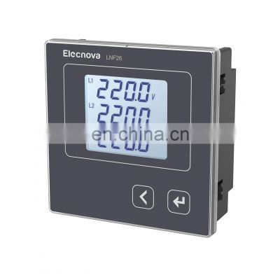 LCD display rs485 3 phase digital voltage electric power meter