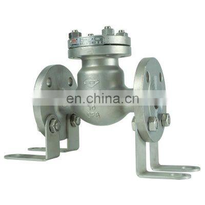 DKV Factory Price 6 Inch WCB Stainless Steel High Temperature Swing Flange Check Valve photo-5