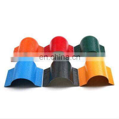 high quality fireproof easy install corrugated roof tile plastic tiles light pvc resin roof sheet tile