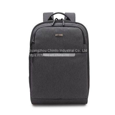 Fashion Polyester Business Handbag Student Laptop Backpack High Quality Waterproof College Student Simple Package