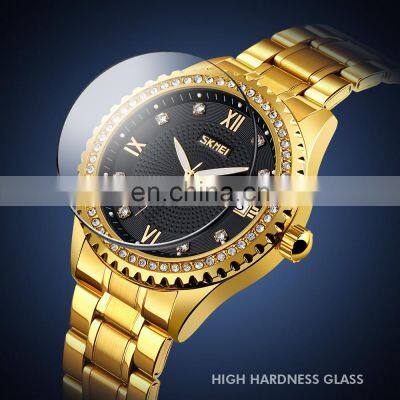 Top Brand Skmei 9221 Mechanical Automatic Luxury Gold Stainless Steel Men Watches photo-4