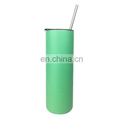 New Design Straight Tumbler Glow In The Dark Sublimation Tumbler