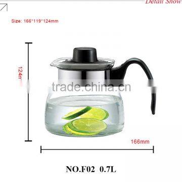 Best Drink Ware Borosiliacte Glass Kettle Hot Sale Clear Glass Pot Pyrex Glass Water Pot photo-3