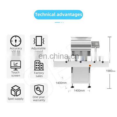 24 Channel 10-90 Bpm Sugar Balls Chocolate Vitamin Gummy Soft Candy Counting Dispensing Machine photo-3