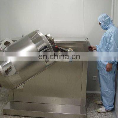 Automatic Three Dimension High Speed Powder Mixing Machine 400L Barrel Volume