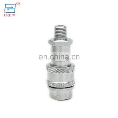 Hot Sale 3/8 Inch 10000 PSI High Pressure Screw Type Hydraulic Quick Coupler for Agricultural Machinery photo-2