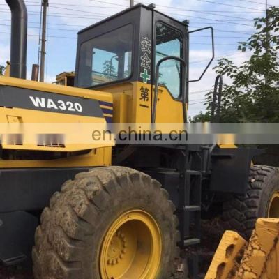 Japan used komatsu wa320 wheel loader , Low price komatsu loaders , Komatsu wa320 wa360 wa380