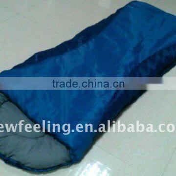 envelope sleeping bag with cap