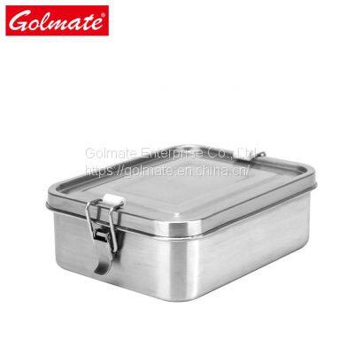 Bamboo Lid 18/8 Stainless Steel Liner Classic Bento Lunch Box