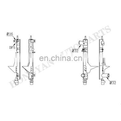 Substantial supply plastic tanks for car parts radiator