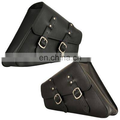 Wholesale Price Motorcycle Accessory Motorbike Saddle Bag PU Leather For Halley Bike Harley Side Bag