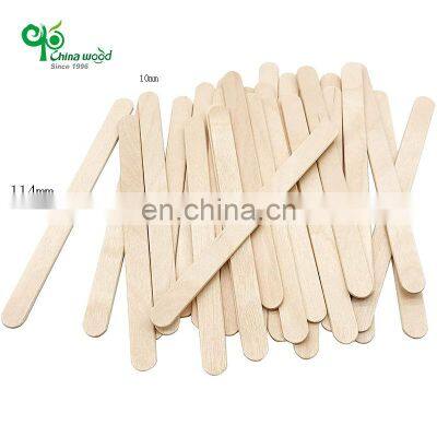 Yada Disposable Biodegradable Natural Wood Custom Print Popsicle Magnum Ice Cream Sticks With Logo