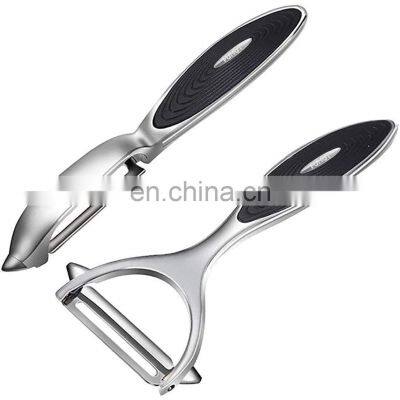 Potato Vegetable Apple Peelers for kitchen, Fruit Veggie Potatoes Peeler, Y-Shaped and I-Shaped Stainless Steel Peelers