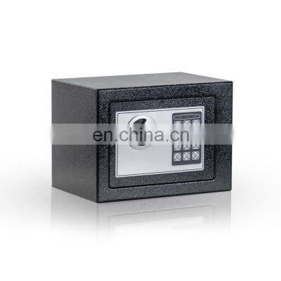 High Quality Black Metal Hidden Seceret Storage Jewelri Portable Deposit Bank Cash Small Safe Box With Electron Safe Lock photo-5