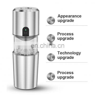 OEM USB Charging Electric Coffee Machine Portable Home Grinding and Brewing Integrated Grinding Coffee Machine photo-3