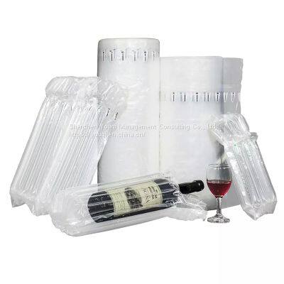 Eco-Friendly Column Packing/ Air Column Bag Roll Packing/ Wine Shockproof Column Wrapper