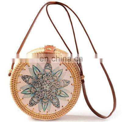 Wicker Rattan Bag Style Bohemian Handwoven Bali Handbag Beach Bag Wholesale in bulk