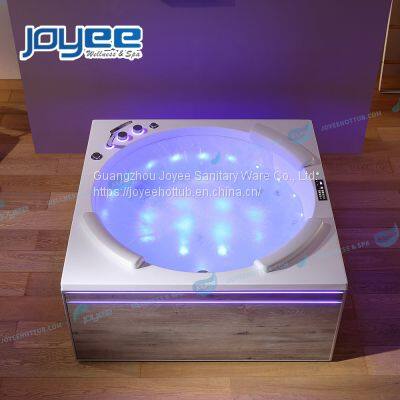 JOYEE Cheap On Sale Acrylic Spa 3 Person Circle Indoor Whirlpool Bathtub Massage Bathtub photo-5