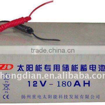 12V 180AH GEL BATTERY FOR SOLAR SYSTEM