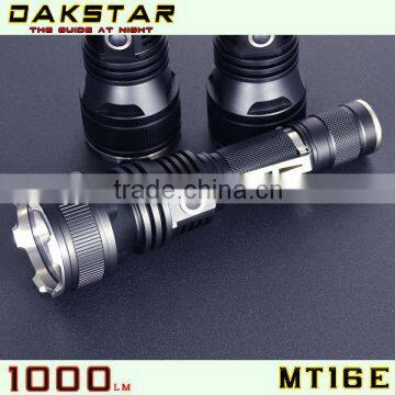 DAKSTAR MT16E XM-L U3 1000LM 18650 Self Defense Side Switch LED Flashlight With CREE photo-3
