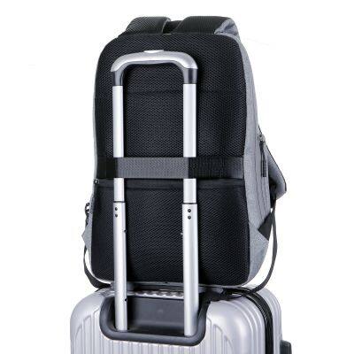 Custom LOGO Leisure Backpack Laptop Bag With USB Charging Port Fits 15.6 Inch Laptop Backpack in Stock photo-3