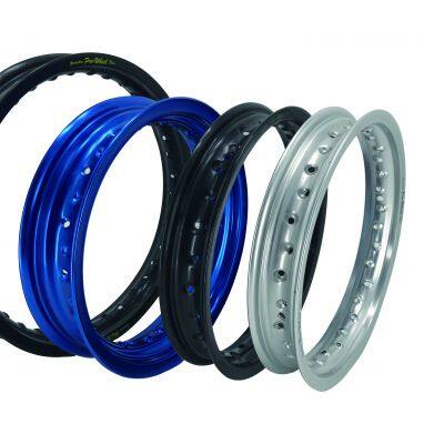 Global direct supply of 17 inch blue motorcycle wheels and rims for off-road motorcycles