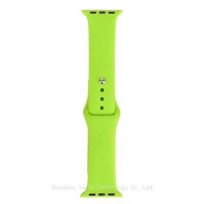 Factory Wholesale 65 Colors Sport Silicone Strap for Apple Watch ultra Series 9 8 7 6 Se 5 4 3 Watch Band