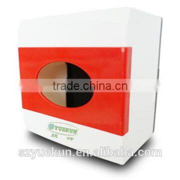 High quality shell tissue box/ABS plastic protable red tissue box YK2082