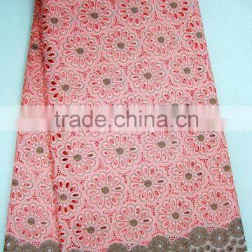 2016 latest design african lace fabric swiss voile J566-4