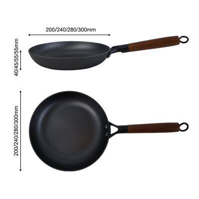 Chef Style Lightweight Cast Iron Skillet photo-2