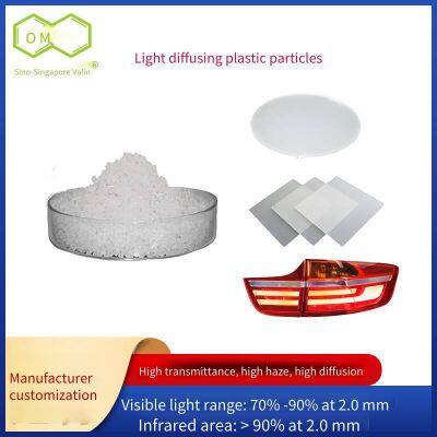 factory-directly-supplied light-diffusing pc plastic, weather-resistant and non-speckled, special light-diffusing plastic for lamp shades, zhongxin huamei