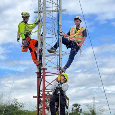 Tower Fall Arrest System Made by Vertical Lifeline