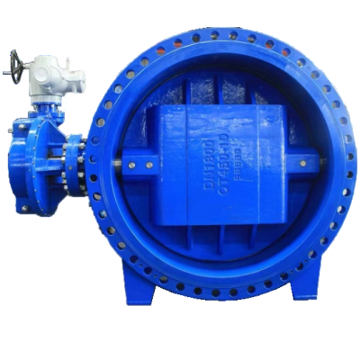 Stainless Steel Double Eccentric Butterfly Valve with PTFE Seat for Chemical Industry