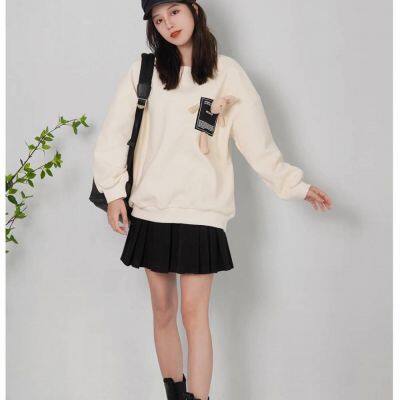 Guangzhifeng 5512# Lechao 380g All-cotton Heavyweight Trendy Sweatshirt photo-3