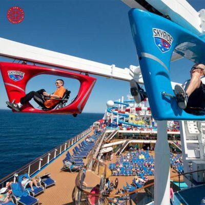 New Design Track Bicycle Monorail Sky Bike Pedaltrain Sky Bike Ride Space Walk for Sale photo-3