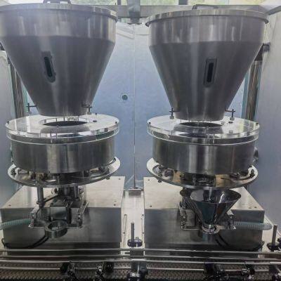 BPK-150S Automatic Filling Machine (2 Heads) Frequency Converter Control for Granule Packaging Line