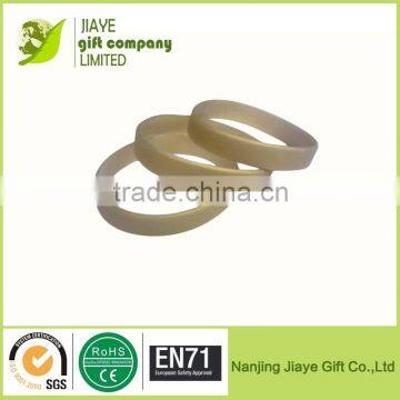 Golden Silicone Bracelet for Promotion